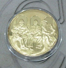 Load image into Gallery viewer, 1974 John Pinches Churchill Centenary Trust Silver Proof Gold Plated 1oz Medals
