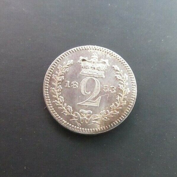 QUEEN VICTORIA 2d TWO PENCE MAUNDY MONEY VARIOUS YEARS IN UNC CONDITION