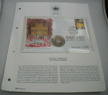 Load image into Gallery viewer, 2002 HM THE QUEEN&#39;S GOLDEN JUBILEE, FALKLAND ISLAND BUNC 50p CROWN COIN/PNC
