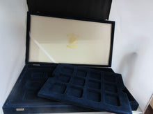 Load image into Gallery viewer, ROYAL MINT BOX HOLDS 24 CROWN OR £5 COINS 46MM RECESS &amp; SPACE TO HOLD CERTS
