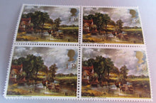 Load image into Gallery viewer, 1968 CONSTABLE THE HAY WAIN 1821 HARRISON 1/9 5 X STAMPS MNH WITH STAMP HOLDER
