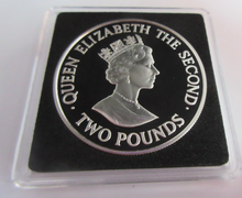 Load image into Gallery viewer, 1993 CORONATION ANNIVERSARY OF QUEEN ELIZABETH S/PROOF £2 TWO POUND COIN BOX&amp;COA
