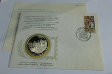 Load image into Gallery viewer, 1976 HAFNIA Denmark Stamp Expo INT&#39;L Society of Postmasters Silver Proof Medal
