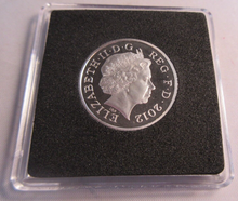 Load image into Gallery viewer, 2012 QUEEN ELIZABETH II SHIELD SECTION SILVER PROOF TEN PENCE COIN BOX &amp; COA
