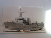 Load image into Gallery viewer, HMS Waveney Vintage ROYAL NAVY PHOTO CARD River-class minesweeper 1983
