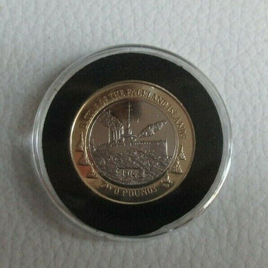 WW I BATTLE OF THE FALKLANDS BUNC 50P 1914 - 2014 IN CAPSULE WITH INSERT