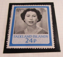 Load image into Gallery viewer, 1986 QUEEN ELIZABETH II 60TH BIRTHDAY FALKLAND ISLANDS STAMPS &amp;  ALBUM SHEET
