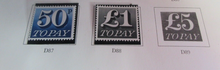 Load image into Gallery viewer, 1970 - 1975 POSTAGE TO PAY STAMPS MNH STAMPS WITH ALBUM PAGE
