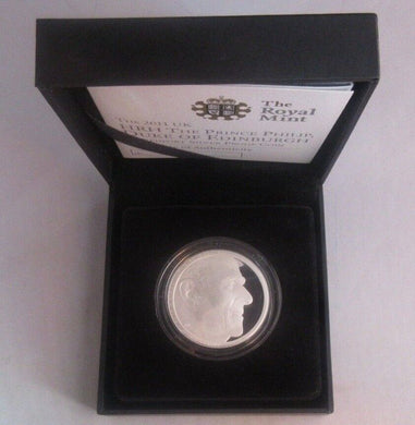 2011 PRINCE PHILIP DOE UK SILVER PROOF PIEDFORT £5 FIVE POUND COIN WITH BOX COA