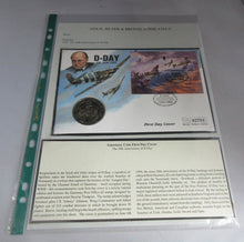 Load image into Gallery viewer, 1994 D-DAY ANNIVERSARY BAILIWICK OF GUERNSEY TWO POUND COIN FIRST DAY COVER PNC
