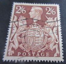 Load image into Gallery viewer, KING GEORGE VI PRE DECIMAL STAMPS - 4 X LARGE STAMPS USED &amp; STAMP HOLDER
