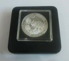Load image into Gallery viewer, 2017 AFRICA WILDLIFE ELEPHANT 100 SHILLINGS 1oz .999 BU silver in Quad Box
