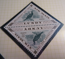 Load image into Gallery viewer, VARIOUS LUNDY ISLAND AIRMAIL PUFFIN STAMPS MNH IN CLEAR FRONTED STAMP HOLDER
