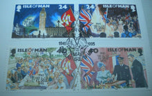 Load image into Gallery viewer, 1995 VE DAY 1945-1995 50TH ANNIVERSARY FIRST DAY £2 COVER PNC STAMPS/P,MARK,INFO
