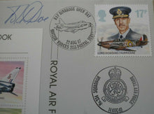 Load image into Gallery viewer, 1987 ROYAL AIR FORCE BINBROOK OPEN DAY W/C R.T. DOE SIGNED FLOWN STAMP COVER
