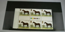 Load image into Gallery viewer, 1978 THOROUGHBRED 13p BLOCK OF 6 STAMPS MNH WITH TRAFFIC LIGHTS
