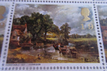 Load image into Gallery viewer, 1968 CONSTABLE 1821 HARRISON 1/9 9 X STAMPS MNH WITH CLEAR FRONTED STAMP HOLDER
