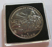 Load image into Gallery viewer, 1996 W F CODY PIONEERS OF THE WEST PROOF LIBERIA $1 ONE DOLLAR COIN BOX &amp; COA
