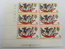 Load image into Gallery viewer, 1968 HAPPY CHRISTMAS 4d 9 X STAMPS MNH
