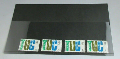 1968 BRITISH TUC 4d 4 STAMPS MNH