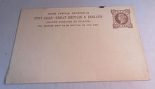 Load image into Gallery viewer, QUEEN VICTORIA TWO PENCE POSTCARD GB &amp; IRELAND UNUSED IN CLEAR FRONTED HOLDER
