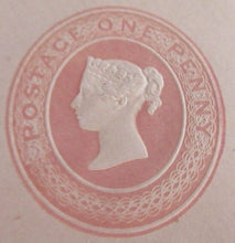 Load image into Gallery viewer, QUEEN VICTORIA ONE PENNY EMBOSSED ENVELOPE UNUSED VERY GOOD CONDITION
