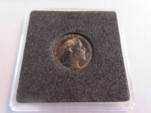 Load image into Gallery viewer, 1902 EDWARD VII DARKENED BRONZE FARTHING EF-UNC IN QUADRANT CAPSULE &amp; BOX
