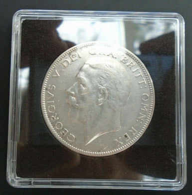 1933 GEORGE V BARE HEAD COINAGE HALF 1/2 CROWN SPINK 4037 CROWNED SHIELD Cc2
