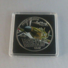 Load image into Gallery viewer, 2010 Supermarine Spitfire Battle of Britain Coloured Silver Proof Guernsey £5

