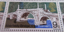 Load image into Gallery viewer, 1968 ABERFELDY BRIDGE 9d 42 X STAMPS MNH WITH TRAFFIC LIGHTS
