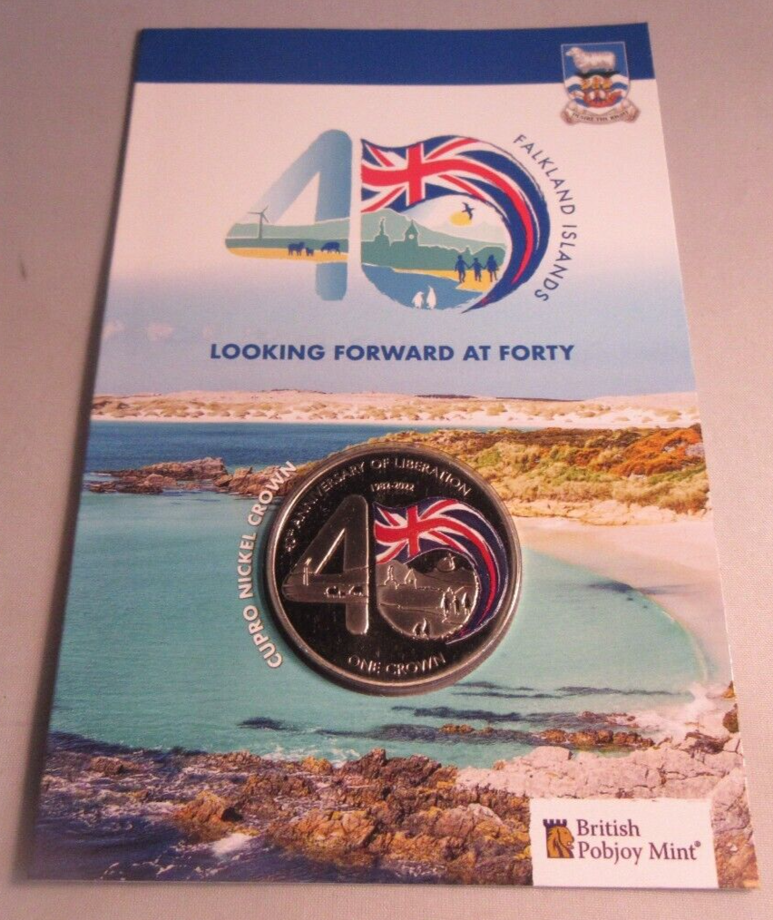 2022 40TH ANNIVERSARY OF LIBERATION FALKLAND ISLANDS ONE CROWN PACK