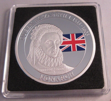 Load image into Gallery viewer, GREAT BRITONS 1533-1603 QUEEN ELIZABETH I PROOF MEDALLION WITH QUADRANT CAPSULE
