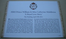 Load image into Gallery viewer, 2011 WILLIAM &amp; KATE - A ROYAL LOVE STORY - THE WEDDING APRIL 29TH 2011 COVER
