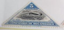 Load image into Gallery viewer, VARIOUS &amp; MOZAMBIQUE 11 STAMPS  USED &amp; CLEAR FRONTED STAMP HOLDER
