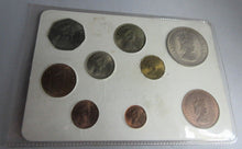 Load image into Gallery viewer, 1966-1971 JERSEY LAST STERLING FIRST DECIMAL SET QUEEN ELIZABETH II 9 COIN SET

