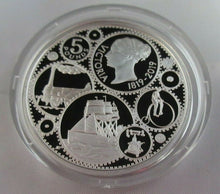 Load image into Gallery viewer, No 001 INDUSTRY &amp; INNOVATION IN VICTORIAN BRITAIN SILVER PROOF £5 COIN COVER PNC
