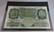 Load image into Gallery viewer, 1955 O&#39;BRIEN £1 ONE POUND BANK NOTE VF-EF NOV 1955 X23K 733611
