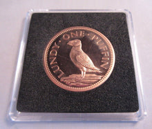 Load image into Gallery viewer, 1977 LUNDY ISLAND BRONZE ONE PUFFIN MARTIN COLES HARMAN PROOF WITH BOX &amp; COA
