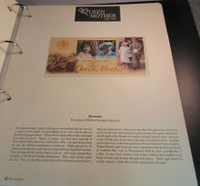 Load image into Gallery viewer, 1900 2002 THE LIFE AND TIMES OF THE QUEEN MOTHER - MNH 21 STAMPS IN PADDED ALBUM
