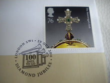 Load image into Gallery viewer, 2012 HM QUEEN ELIZABETH II DIAMOND JUBILEE BUNC £5 COMMEMORATIVE COIN COVER PNC
