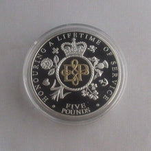 Load image into Gallery viewer, Lifetime of Service Elizabeth &amp; Philip Silver Proof Piedfort TDC £5 Coin Box/COA
