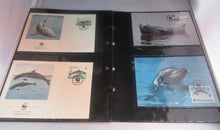 Load image into Gallery viewer, Guernsey Sea-life WWF Info Sheets Exclusive Stamps from Guernsey and FDC&#39;s
