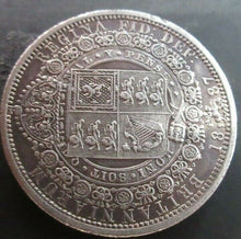 Load image into Gallery viewer, 1887 JUBILEE BUST CROWNED SHIELD IN GARTER HALF CROWN REF SPINK 3924 Cc2
