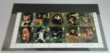 Load image into Gallery viewer, 2004 WOODLAND ANIMALS 1ST CLASS SET OF TEN STAMPS MNH PRESENTED IN STAMP HOLDER
