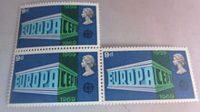 Load image into Gallery viewer, VARIOUS STAMPS MNH 13 X STAMPS - 1967 &amp; 1969 IN CLEAR FRONTED STAMP HOLDER
