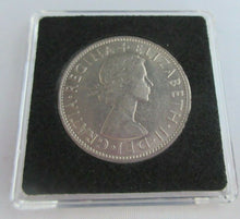 Load image into Gallery viewer, 1954 QUEEN ELIZABETH II COINAGE HALF 1/2 CROWN aUNC IN QUADRANT CAPSULE
