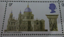 Load image into Gallery viewer, 1969 ST PAUL&#39;S CATHEDRAL 9d 8 STAMPS MNH INCLUDES TRAFFIC LIGHTS
