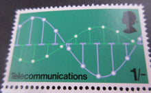 Load image into Gallery viewer, QEII RADAR 4d &amp; 1- TELECOMMUNICATIONS PRE DECIMAL STAMPS MNH IN STAMP HOLDER
