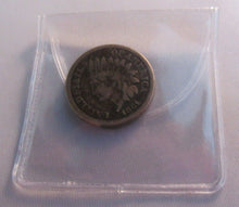 Load image into Gallery viewer, 1861 INDIAN HEAD PENNY AMERICAN ONE CENT BRONZE COIN IN CLEAR FLIP UNC
