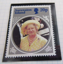 Load image into Gallery viewer, 1985 HMQE QUEEN MOTHER 85th ANNIV COLLECTION ASCENTION ISLAND STAMPS ALBUM SHEET
